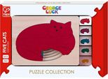 Hape Katzen Puzzle - Puzzle Di Animali In Legno 5 Pezzi Sostenibile