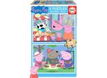 Puzzle In Legno Pepa Pig 2X25 Pezzi Educa LöScht