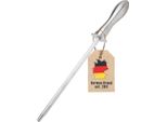 Intirilife Affilacoltelli Ad Asta In Argento - Affilacoltelli Manuale In Acciaio Inox Per L'affilatura E L'affilatura Professionale - Asta Di Affilatura Per Coltelli, Lame, Forbici
