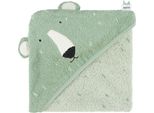 Asciugamano Da Bagno Mr Polar Bear 75 X 75 Cm In Cotone Organico Verde