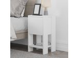 Skye Decor, Ema - Bianco, Bianco, Comodini E Mobiletti, Bianco, 30 X 55 X 30 Cm