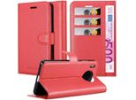 Cadorabo Custodia Per Huawei Mate 30 Custodia Protettiva In Rosso Custodia Per Cellulare Cover Chiusura Magnetica