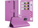 Cadorabo Custodia Per Samsung Galaxy A71 5G Custodia Protettiva In Viola Custodia Del Telefono Cellulare Custodia Cover Chiusura Magnetica