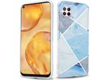 Cadorabo Custodia Protettiva Per Huawei Nova 6 Se / P40 Lite / Nova 7I In Tpu Blu Custodia Per Cellulare Custodia Cover