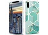 Cadorabo Custodia Protettiva Per Apple Iphone X / Xs In Tpu Verde Custodia Per Cellulare Custodia Cover