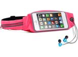 Cadorabo Sport Bum Bag In Rosa Borsa Regolabile In Vita Cintura Borsa Portacellulare