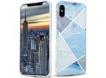 Cadorabo Custodia Protettiva Per Apple Iphone X / Xs In Tpu Blu Custodia Per Cellulare Custodia Cover