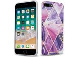 Cadorabo Custodia Protettiva Per Apple Iphone 7 Plus / 7S Plus / 8 Plus Custodia In Tpu Viola Custodia Per Cellulare Custodia Cover