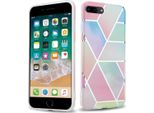 Cadorabo Custodia Protettiva Per Apple Iphone 7 Plus / 7S Plus / 8 Plus Custodia In Tpu Rosa Custodia Per Cellulare Custodia Cover