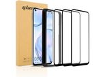 Cadorabo 3X Pellicola Blindata Per Huawei P40 Lite Pellicola Protettiva In Nero Vetro Temperato Di Protezione Del Display