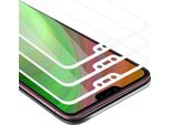 Cadorabo 3X Pellicola Protettiva A Schermo Intero Per Xiaomi Mi 8 Lite In Nero Vetro Protettivo Del Display Temperato