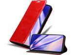Cadorabo Custodia Per Asus Zenfone 7 Pro Custodia Protettiva In Rosso Custodia Per Cellulare Cover Chiusura Magnetica