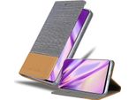 Cadorabo Custodia Per Samsung Galaxy M51 Custodia Protettiva In Grigio Custodia Per Cellulare Custodia A Libro Cover