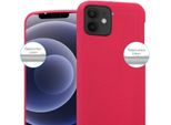 Cadorabo Custodia Protettiva Per Apple Iphone 12 Pro Max In Rosso Custodia Del Telefono Cellulare Tpu Etui Cover Case
