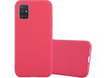 Custodia Cadorabo Per Samsung Galaxy A72 4G / 5G Custodia Protettiva In Rosso Custodia Del Telefono Cellulare Tpu Custodia In Silicone Copertura