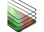 Cadorabo 3X Pellicola Protettiva A Schermo Intero Per Oppo A53S In Nero Display Temperato Vetro Protettivo