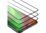 Cadorabo 3X Pellicola Blindata A Schermo Intero Per Huawei P Smart 2021 Pellicola Protettiva In Vetro Temperato Nero Di Protezione Del Display