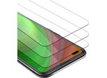 Cadorabo 3X Pellicola Blindata Per Oppo Reno4 Pellicola Protettiva In Vetro Temperato Naturale Di Protezione Del Display