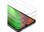 Cadorabo 3X Pellicola Blindata Per Xiaomi Redmi 9A Pellicola Protettiva In Vetro Naturale Temperato Di Protezione Del Display