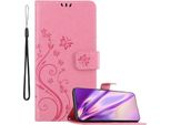 Cadorabo Cover Per Samsung Galaxy S21 Ultra Cover Protettiva In Rosa Cover Protettiva Cover Telefono Cellulare Cover Fiori Custodia Fiore