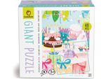 Ludattica Puzzle Compleanno - Puzzle Gigante In Cartone 48 Pezzi