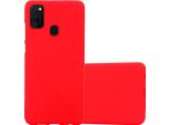 Cadorabo Custodia Protettiva Per Samsung Galaxy M21 / M30S Custodia In Rosso Telefono Cellulare Tpu Etui Cover Case