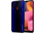 Cadorabo Custodia Per Samsung Galaxy A20S Custodia Protettiva In Viola Custodia Del Telefono Cellulare Custodia Tpu Custodia Cover Vetro Temperato