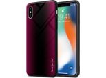 Custodia Cadorabo Per Apple Iphone X / Xs Custodia Protettiva In Rosa Custodia Del Telefono Cellulare Custodia Tpu Cover Vetro Temperato Custodia