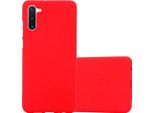 Cadorabo Custodia Protettiva Per Samsung Galaxy Note 10 Custodia In Rosso Per Telefono Cellulare Tpu Etui Cover Case