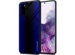 Cadorabo Custodia Per Samsung Galaxy S20 Custodia Protettiva In Viola Custodia Del Telefono Cellulare Custodia Tpu Custodia Cover Vetro Temperato