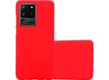 Cadorabo Custodia Protettiva Per Samsung Galaxy S20 Ultra In Rosso Custodia Per Telefono Cellulare Tpu Etui Cover Case