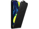 Cadorabo Cover Per Samsung Galaxy A80 / A90 4G Cover Protettiva In Nero Flip Case Custodia Del Telefono Cellulare Cover