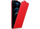 Custodia Cadorabo Per Apple Iphone 12 Pro Max Custodia Protettiva In Rosso Custodia Flip Per Telefono Cellulare Custodia Cover