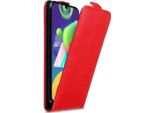Cadorabo Custodia Per Samsung Galaxy M21 / M30S Cover Protettiva In Rosso Flip Case Custodia Per Cellulare Case Cover