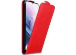 Custodia Cadorabo Per Samsung Galaxy S21 Plus Custodia Protettiva In Rosso Custodia Flip Per Telefono Cellulare Custodia Cover