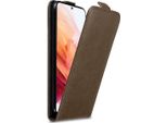 Cadorabo Cover Per Samsung Galaxy S21 5G Cover Protettiva In Marrone Flip Case Custodia Del Telefono Cellulare Case Cover