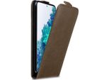 Cadorabo Cover Per Samsung Galaxy S20 Fe Cover Protettiva In Marrone Flip Case Custodia Del Telefono Cellulare Cover