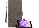 Cadorabo Cover Per Huawei P9 Plus Cover Protettiva In Grigio Cover Protettiva Cover Per Telefono Cellulare Cover Fiori Custodia Fiore