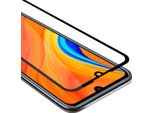 Cadorabo Pellicola Blindata Per Huawei Y6S Pellicola Protettiva In Nero A Schermo Intero Vetro Temperato Di Protezione Del Display