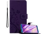 Cadorabo Cover Per Honor 9 Lite Cover Protettiva In Viola Cover Protettiva Cover Telefono Cellulare Cover Fiori Custodia Fiore