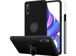 Cadorabo Custodia Per Honor 9X Cover Protettiva In Nero Custodia Per Telefono Cellulare Tpu Custodia Cover