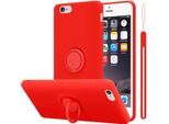 Cadorabo Custodia Per Apple Iphone 6 Plus / 6S Plus Custodia Protettiva In Rosso Custodia Per Cellulare Tpu Custodia Cover