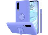 Cadorabo Custodia Per Huawei P30 Copertura Protettiva In Viola Custodia Del Telefono Cellulare Tpu Custodia Cover