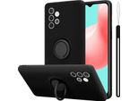 Cadorabo Cover Per Samsung Galaxy A32 5G Cover Protettiva In Nero Custodia Per Cellulare Tpu Custodia Cover