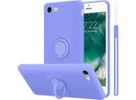 Custodia Cadorabo Per Apple Iphone 7 / 7S / 8 / Se 2020 Custodia Protettiva In Viola Custodia Del Telefono Cellulare Tpu Custodia Cover