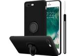 Cadorabo Custodia Per Apple Iphone 7 Plus / 7S Plus / 8 Plus Custodia Protettiva In Nero Custodia Per Cellulare Custodia Tpu Cover