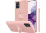 Custodia Cadorabo Per Samsung Galaxy A71 4G Custodia Protettiva In Rosa Custodia Del Telefono Cellulare Tpu Etui Case Cover