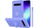 Cadorabo Custodia Per Samsung Galaxy S10 5G Custodia Protettiva In Viola Custodia Del Telefono Cellulare Tpu Custodia Cover