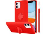 Cadorabo Custodia Per Apple Iphone 11 Custodia Protettiva In Rosso Custodia Per Cellulare Tpu Custodia Cover