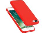 Cadorabo Custodia Protettiva Per Apple Iphone 7 Plus / 7S Plus / 8 Plus Custodia In Rosso Telefono Cellulare Custodia Cover Tpu Etui